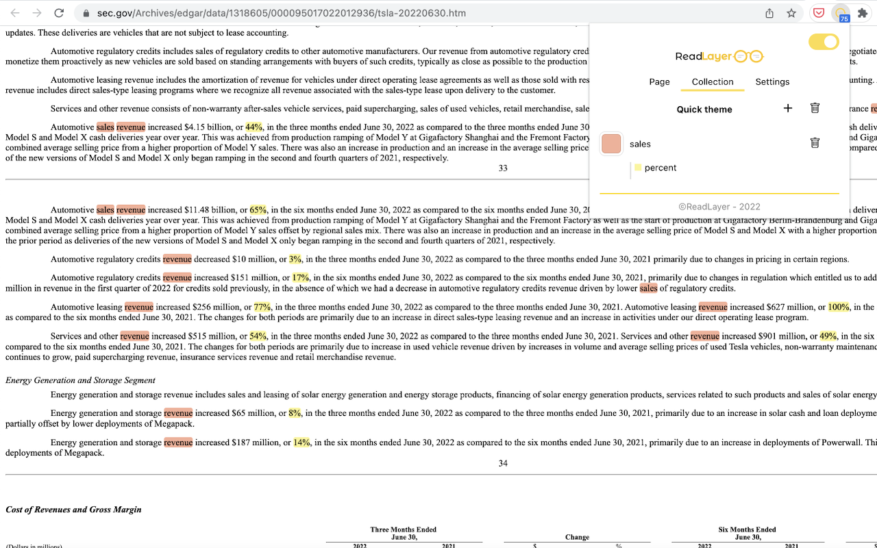 ReadLayer: automatic highlights in Web & PDF截图1