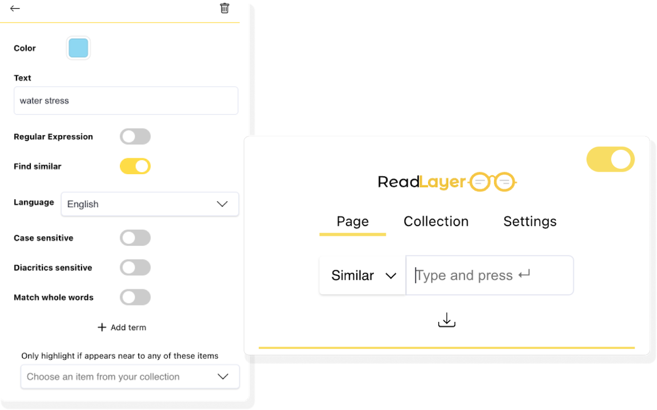 ReadLayer: automatic highlights in Web & PDF截图3