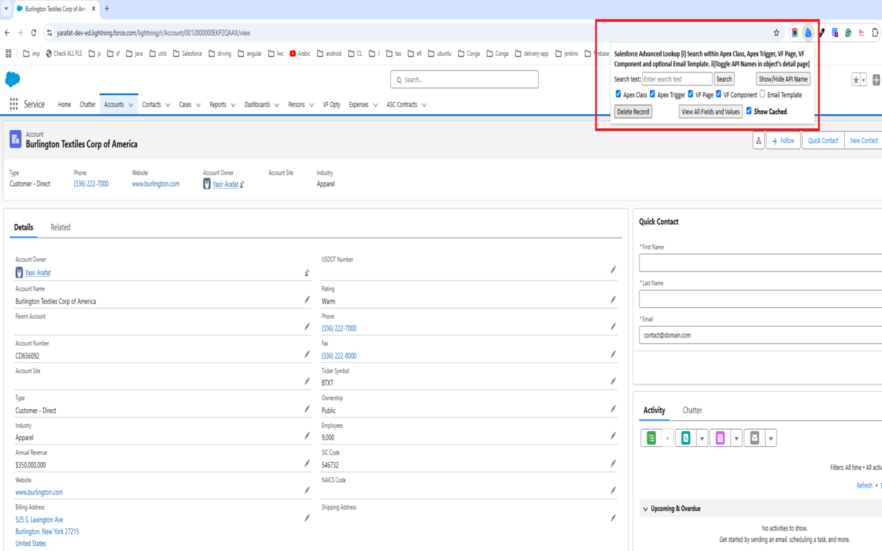 Salesforce Advanced Search & Record Details截图2