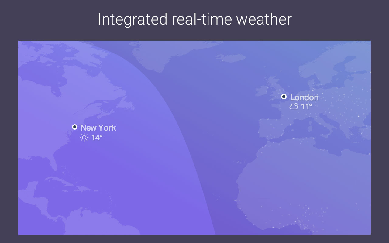Omni World Timezone Map截图1