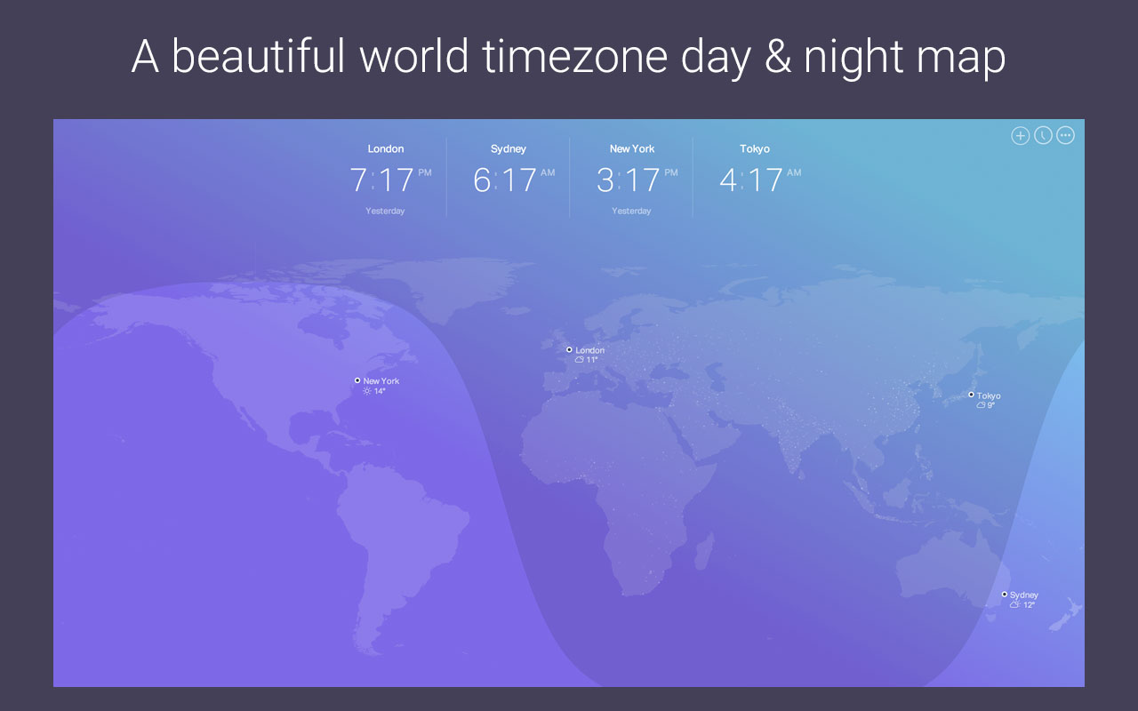 Omni World Timezone Map截图3