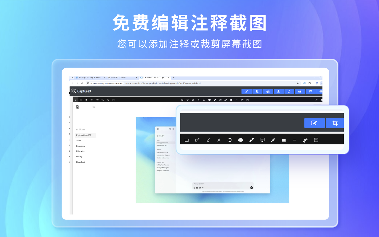 滚动整页截图 - CaptureX截图5