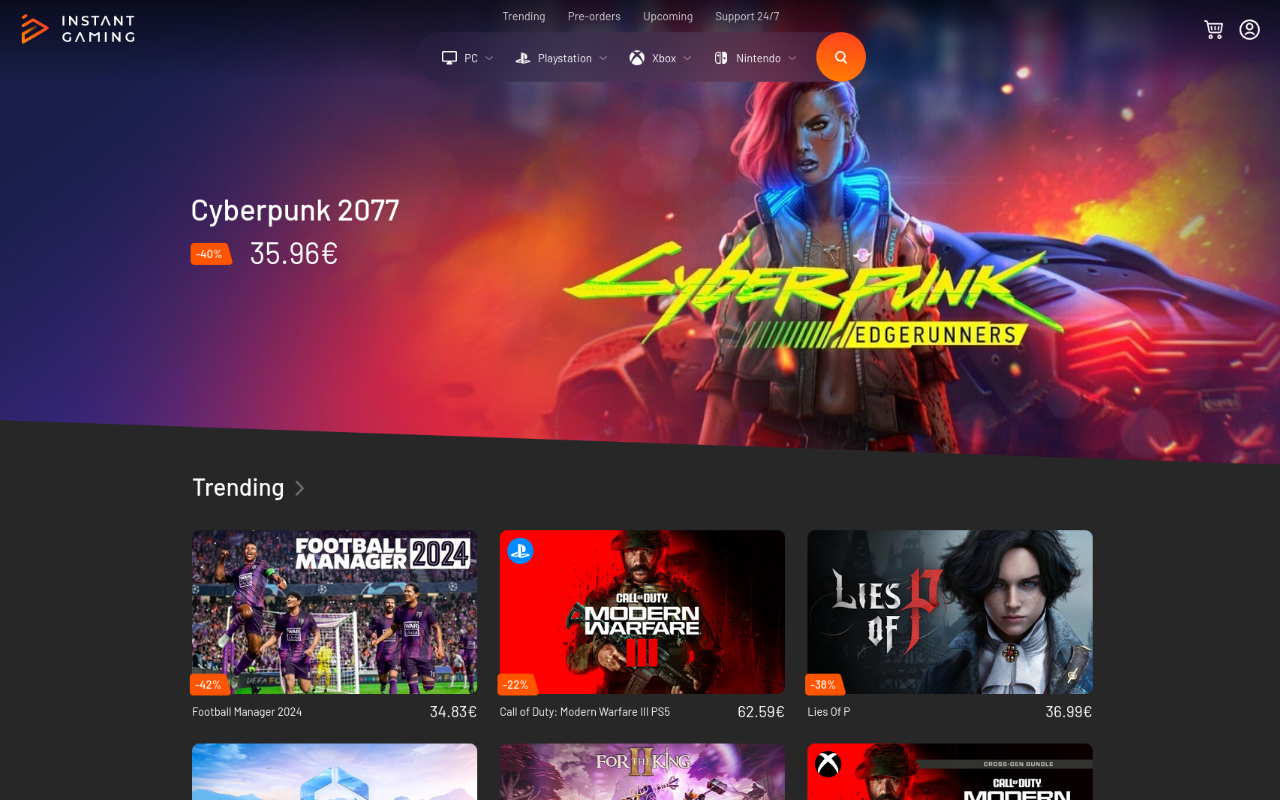 Instant Gaming截图3