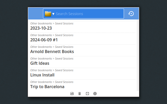 Folderwise Bookmarks: Search & Sessions截图5