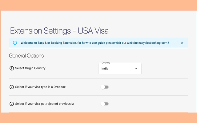 Easy Slot Booking - USA (CGI)截图2