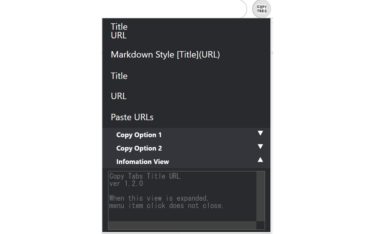 Copy Tabs Title URL截图4