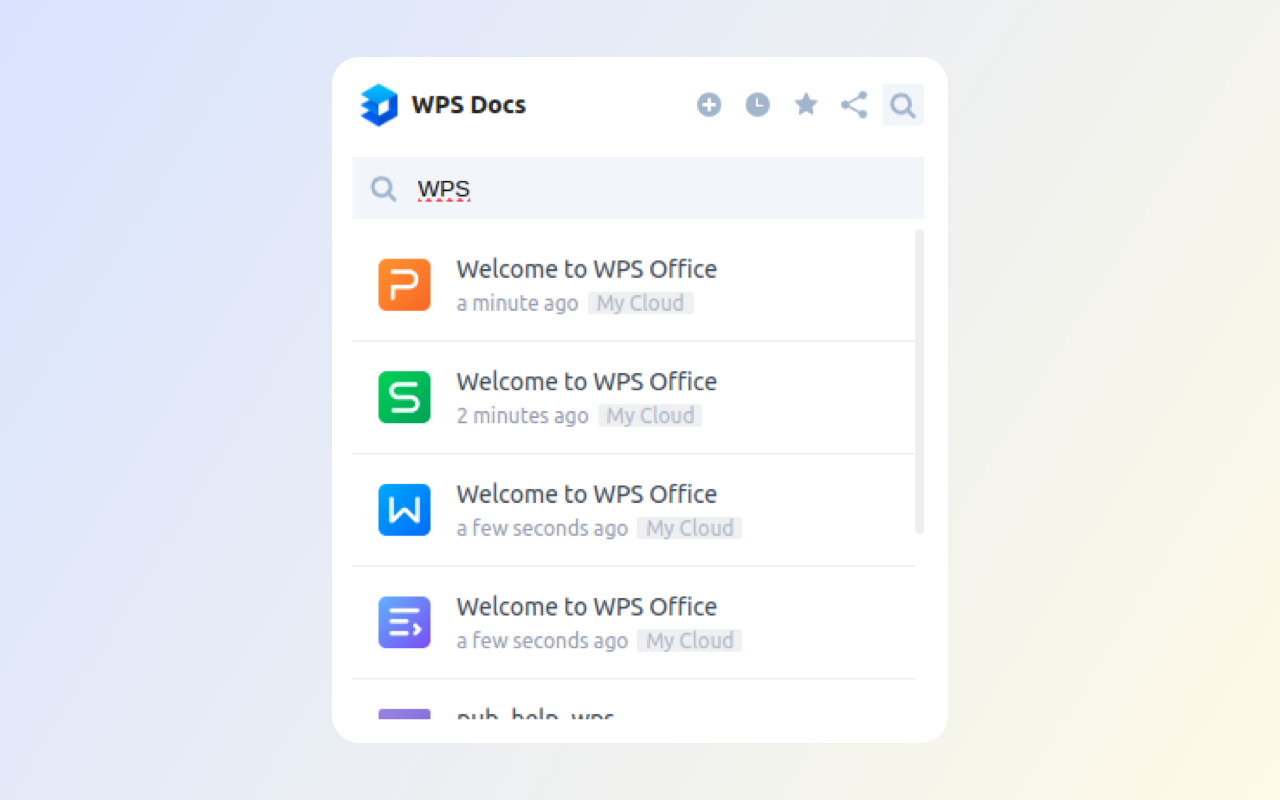 WPS Docs截图1