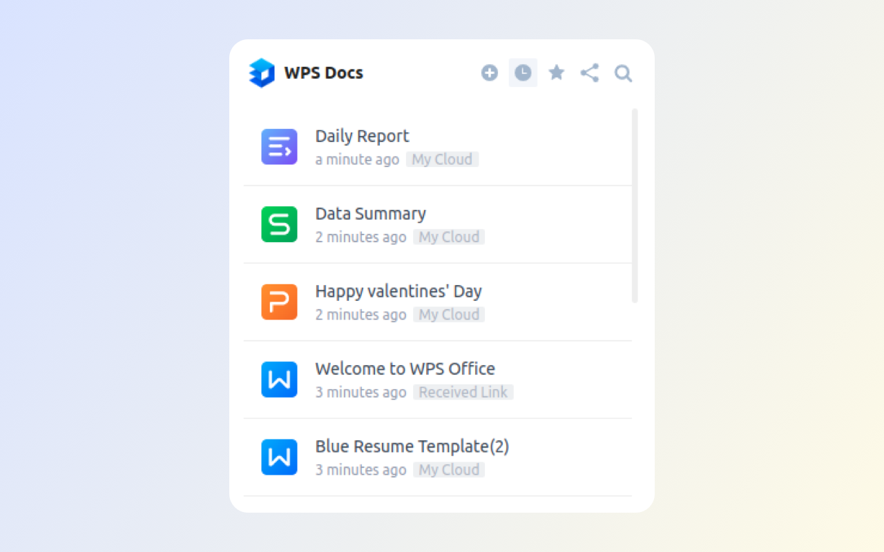 WPS Docs截图2