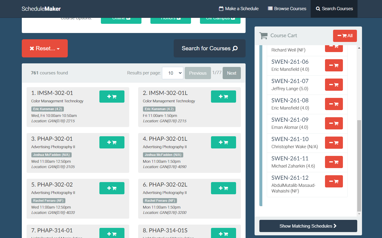 RIT Rate My Professor Extension截图1