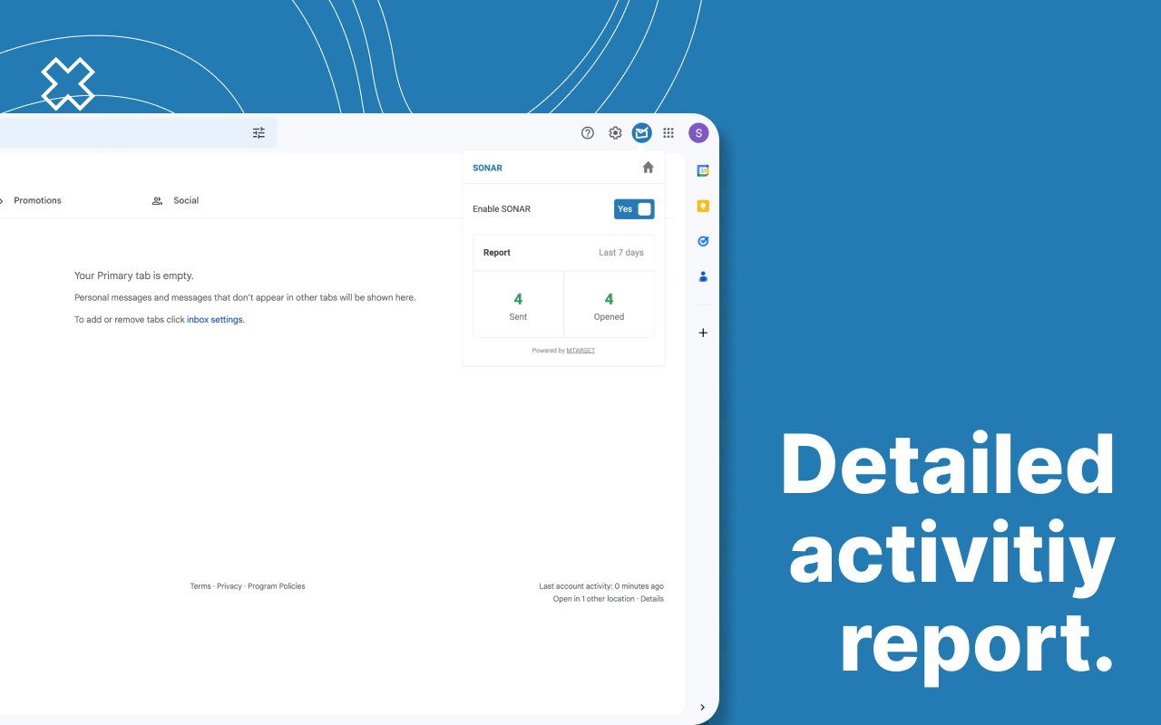 SONAR Email Tracker for Gmail - Secure & Free截图1