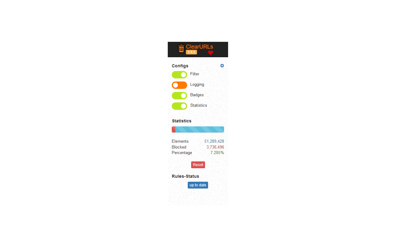 ClearURLs截图2