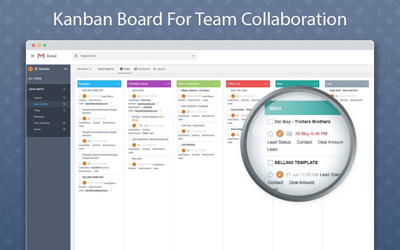 Yanado - Task Management inside Gmail截图1
