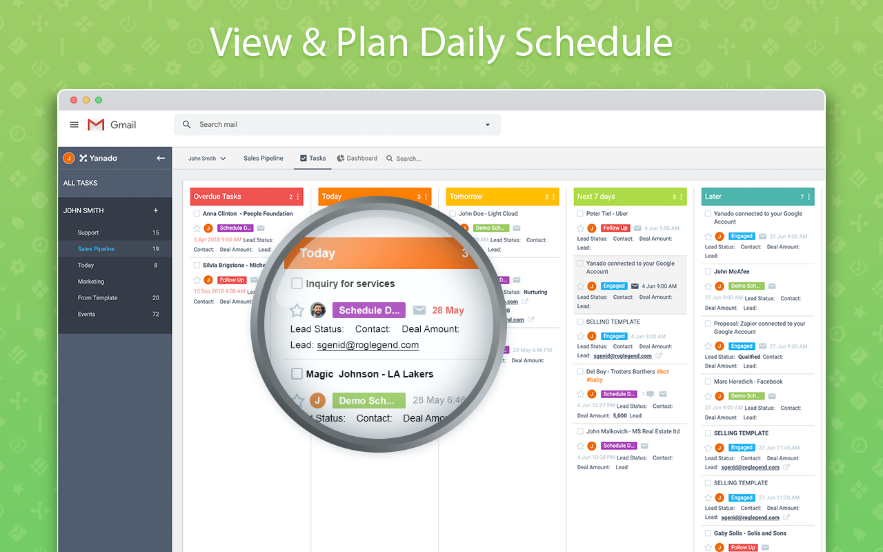 Yanado - Task Management inside Gmail截图4