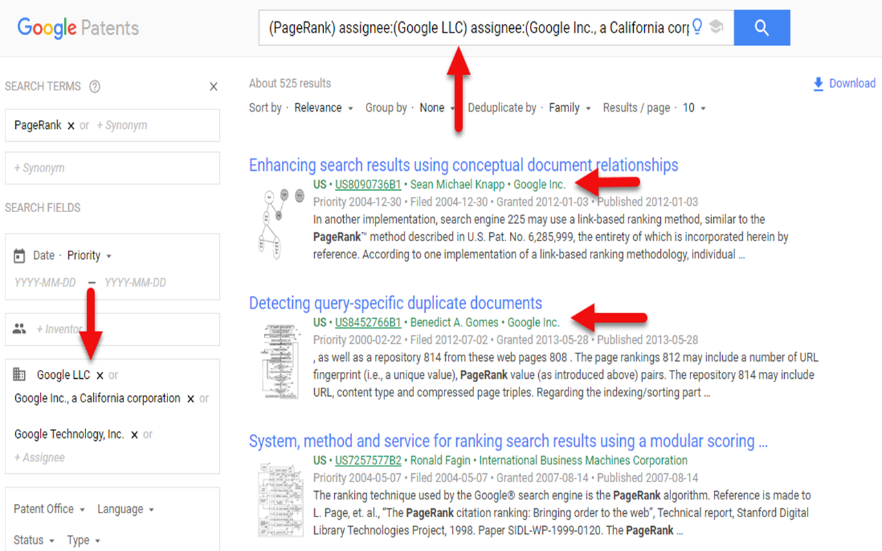 Google's Patents Search截图2