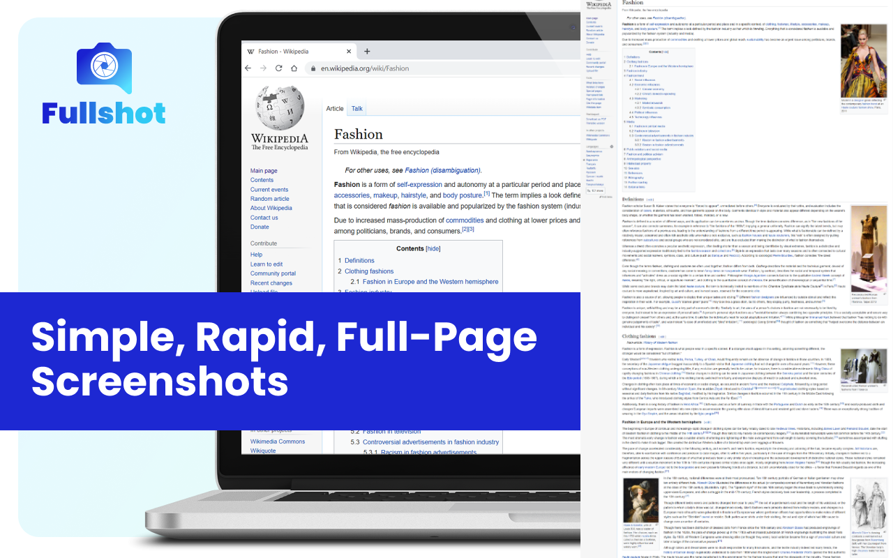Fullshot: Full Page Screenshot截图1