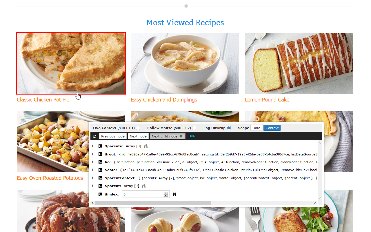 Knockout Context Hover截图1
