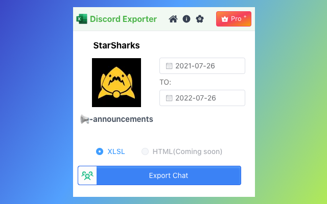 Discord Chat Exporter - Discord Export截图2