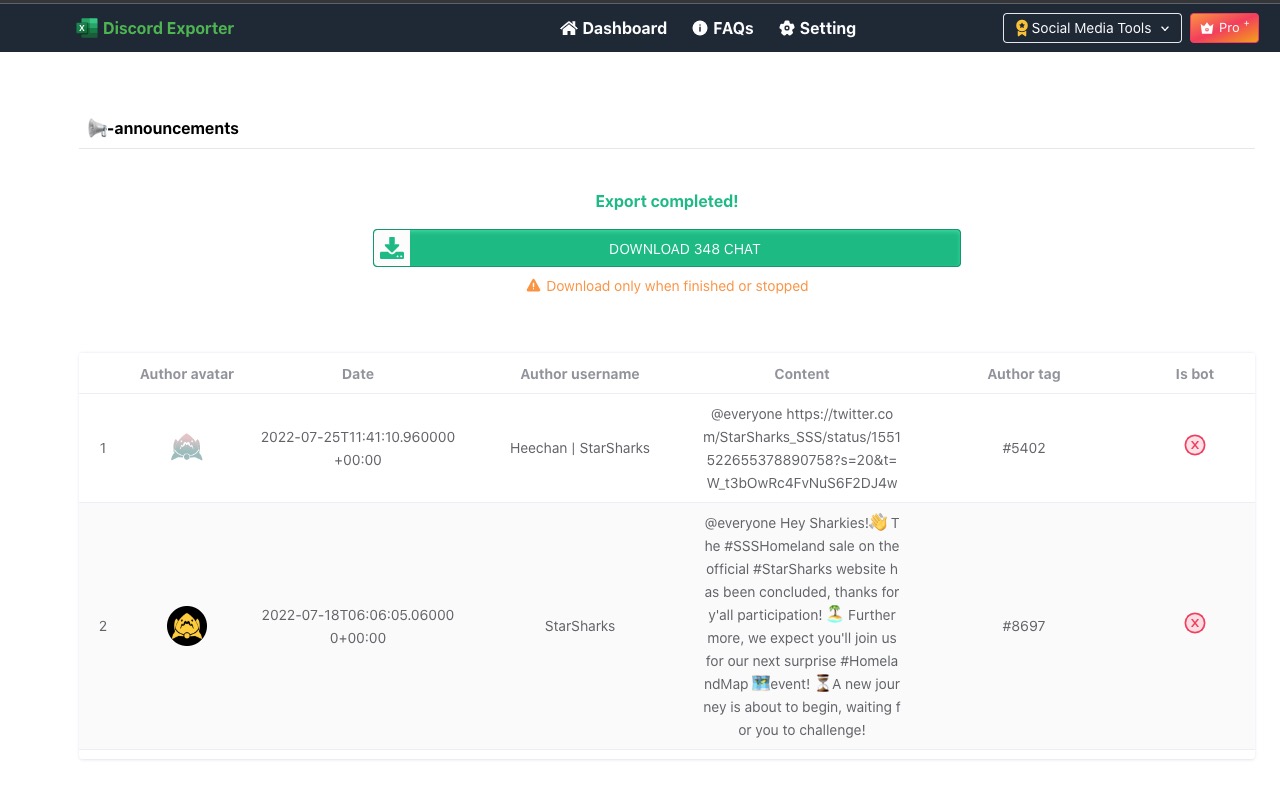 Discord Chat Exporter - Discord Export截图3
