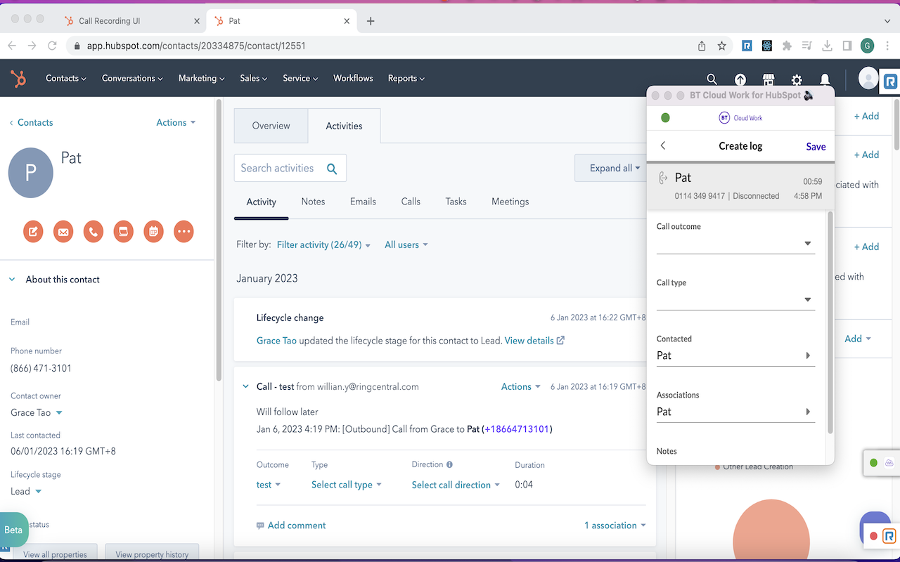 BT Cloud Work for HubSpot截图1