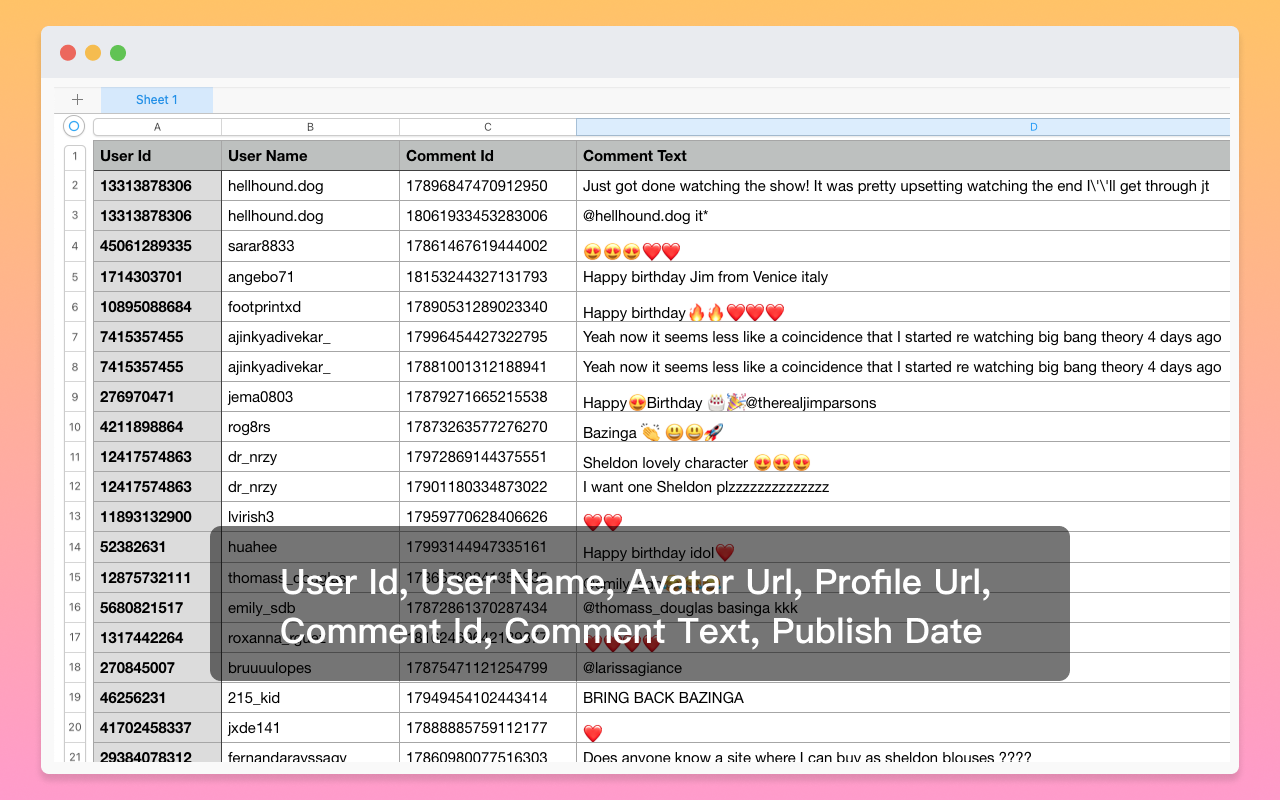 Comments Exporter截图2
