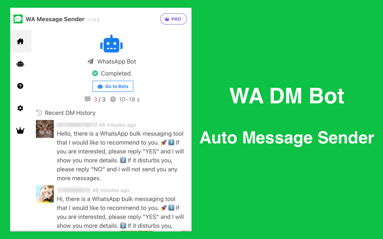 WA 消息发送器 - WhatsApp Web 发送器截图3