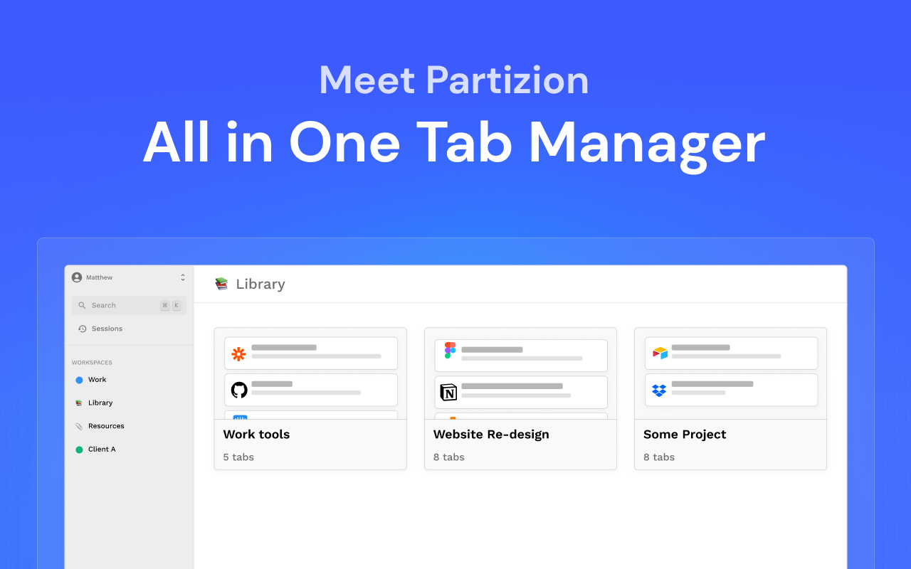 Partizion — Tab and Session Manager截图3