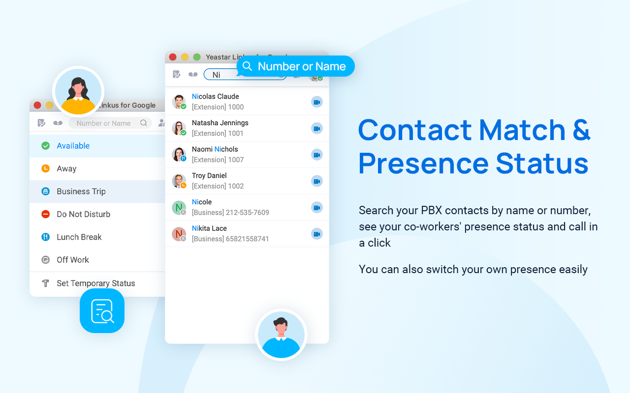 Yeastar Linkus for Google截图1