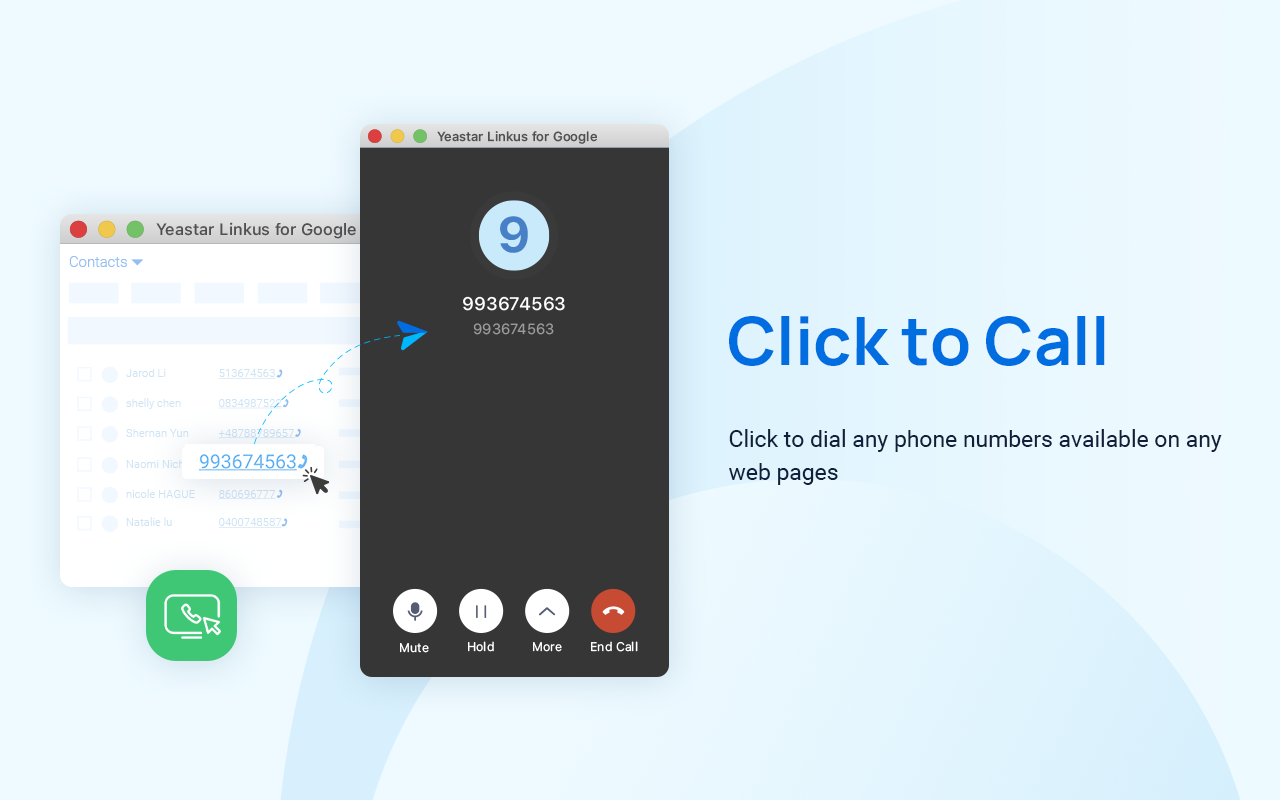 Yeastar Linkus for Google截图3