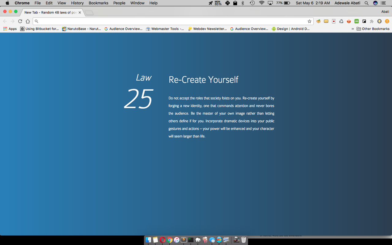 Random 48 Laws of Power截图1