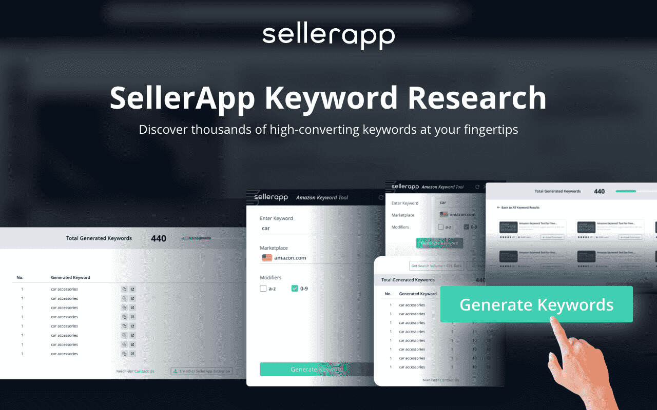 Amazon Keyword Tool for free : SellerApp截图4