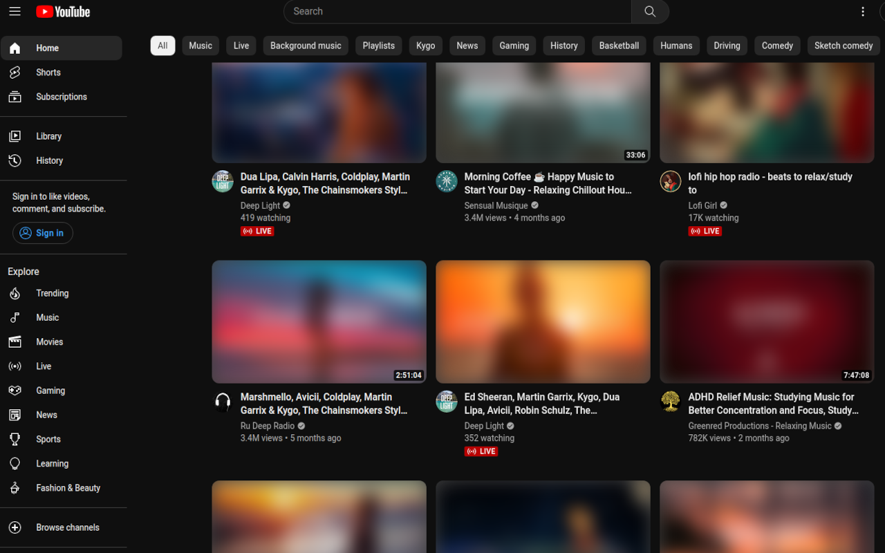 Blurred thumbnails截图2