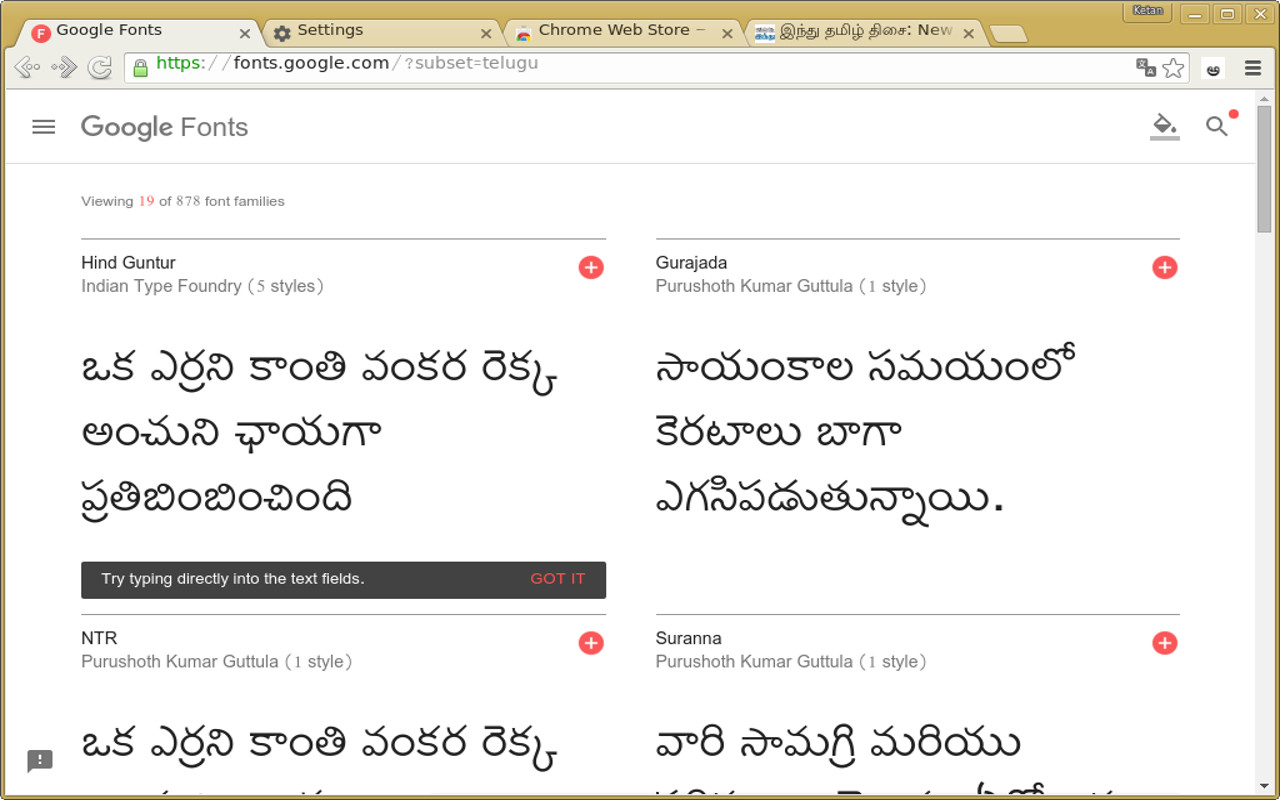 Telugu Font Pack截图1