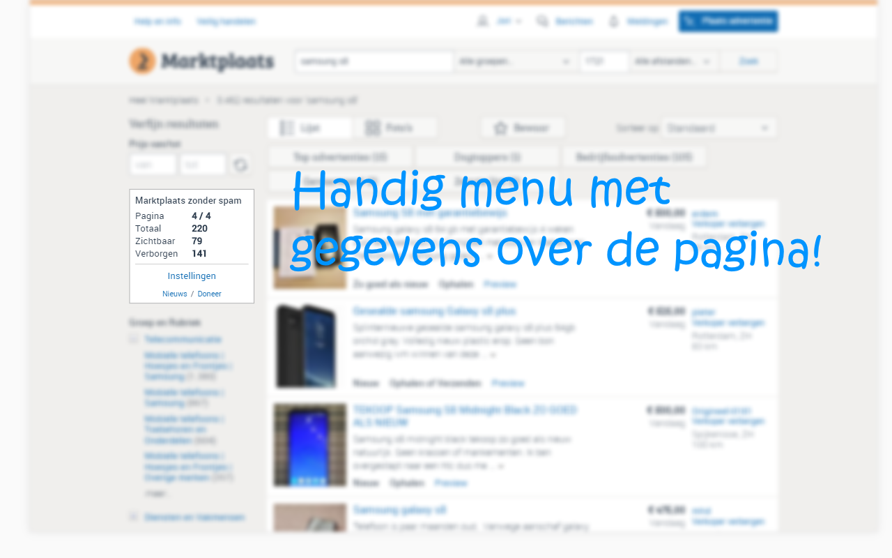 Marktplaats zonder spam截图3