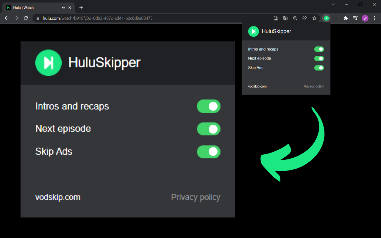 Hulu Skipper: skip intros, recaps & more截图1