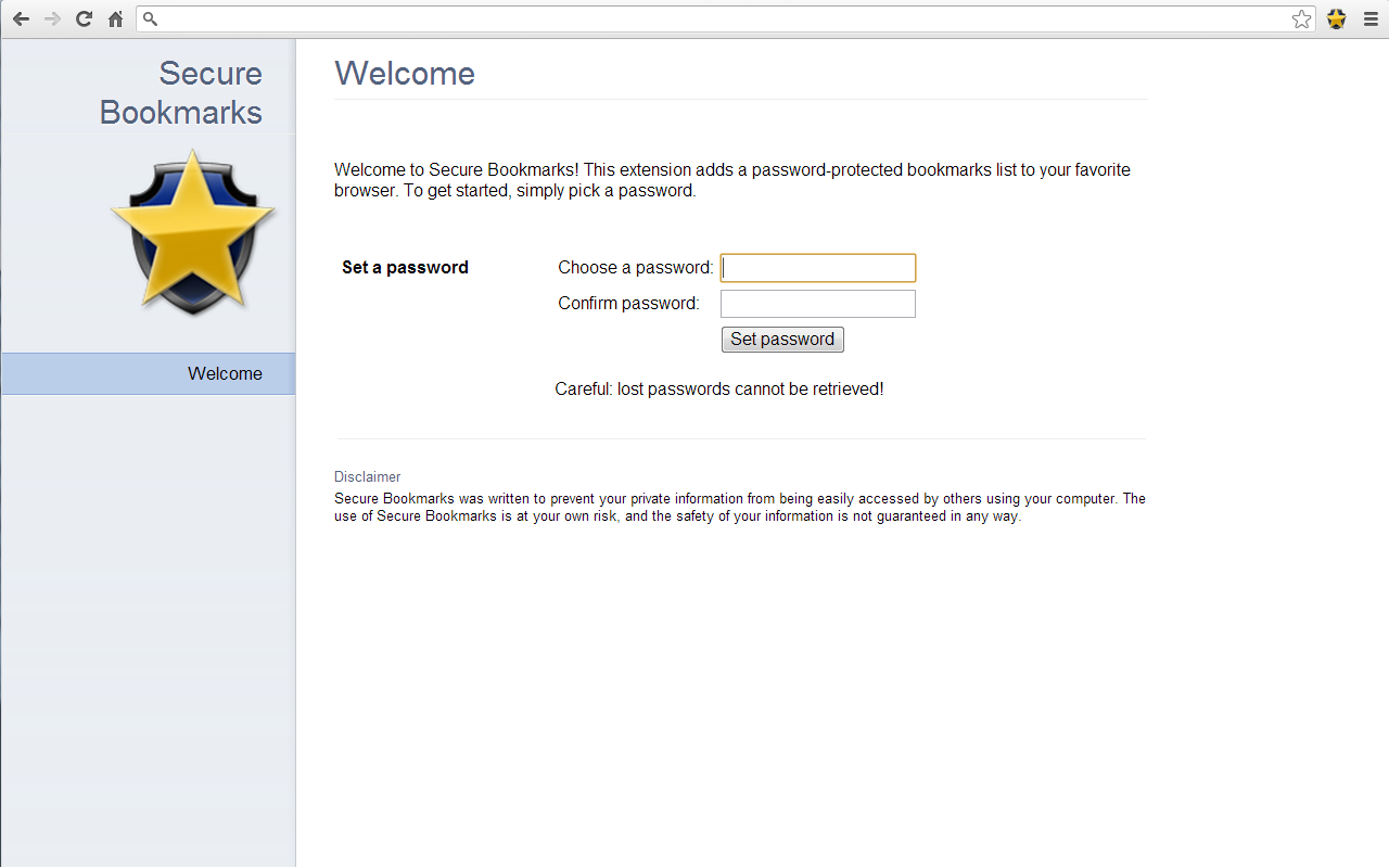 Secure Bookmarks截图2