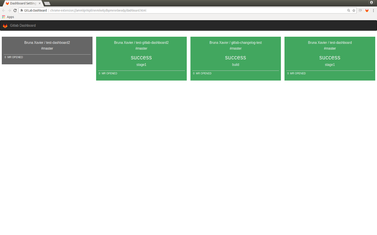 GitLab Dashboard截图2