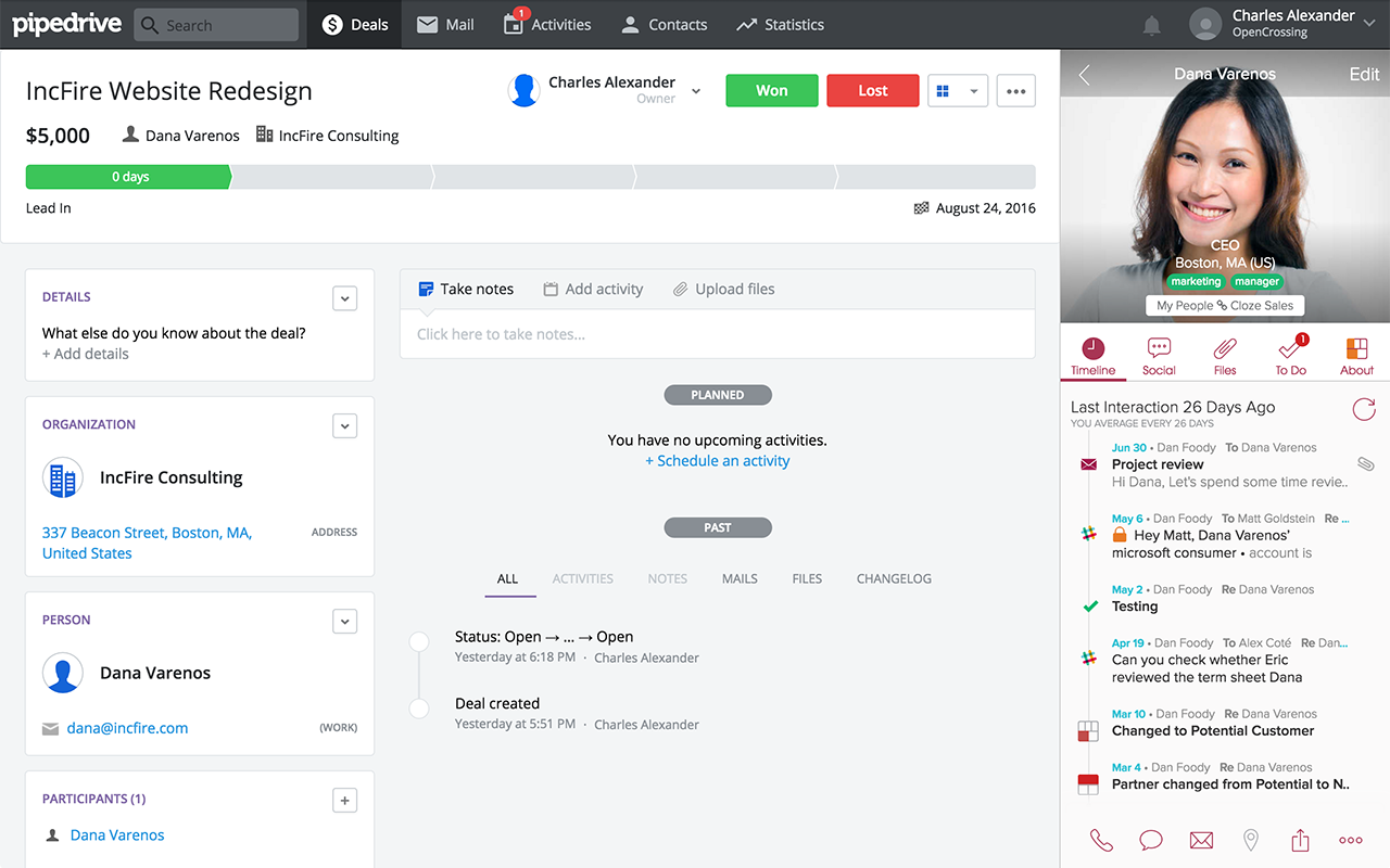 Cloze Sidebar for CRM截图4