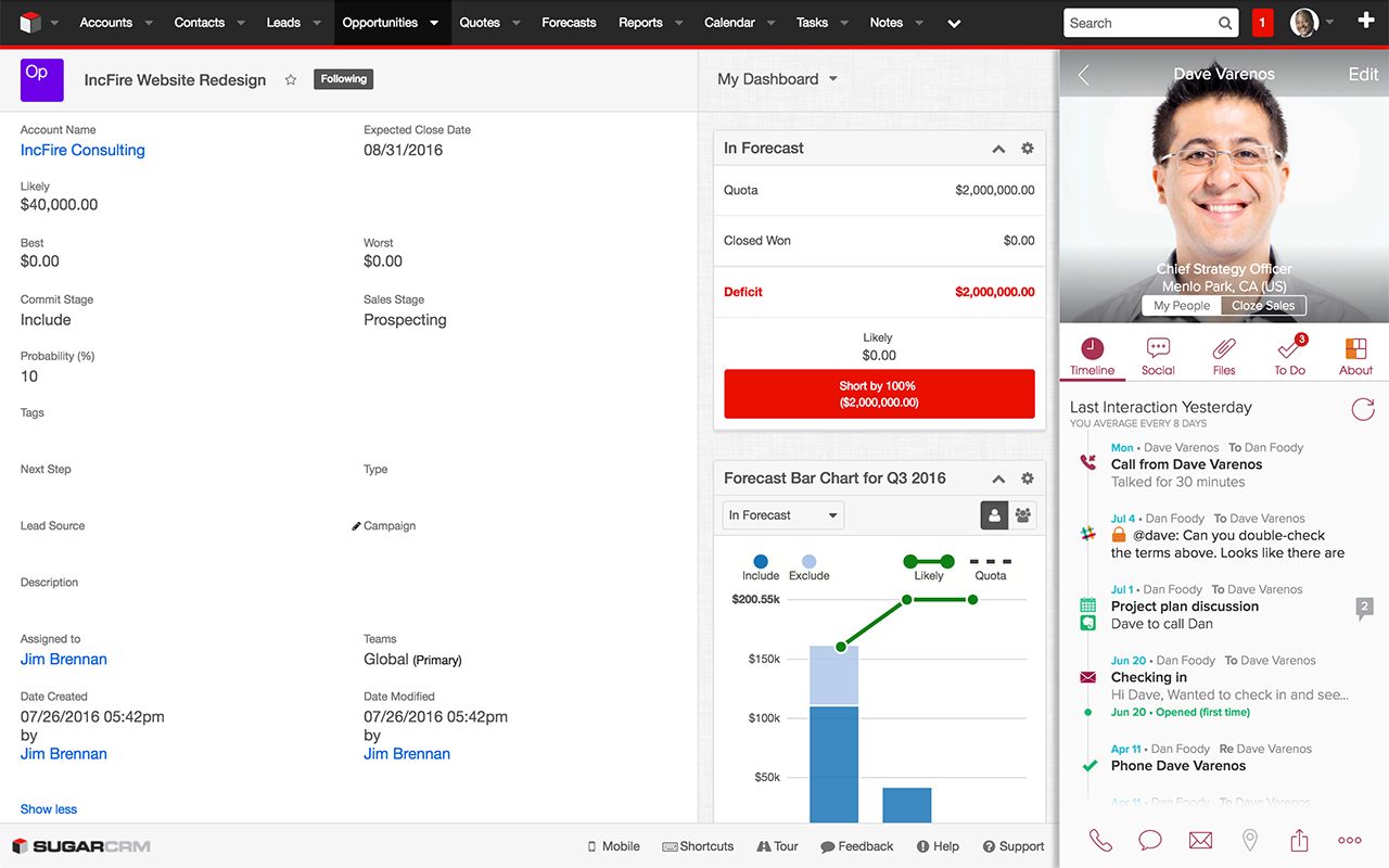 Cloze Sidebar for CRM截图5