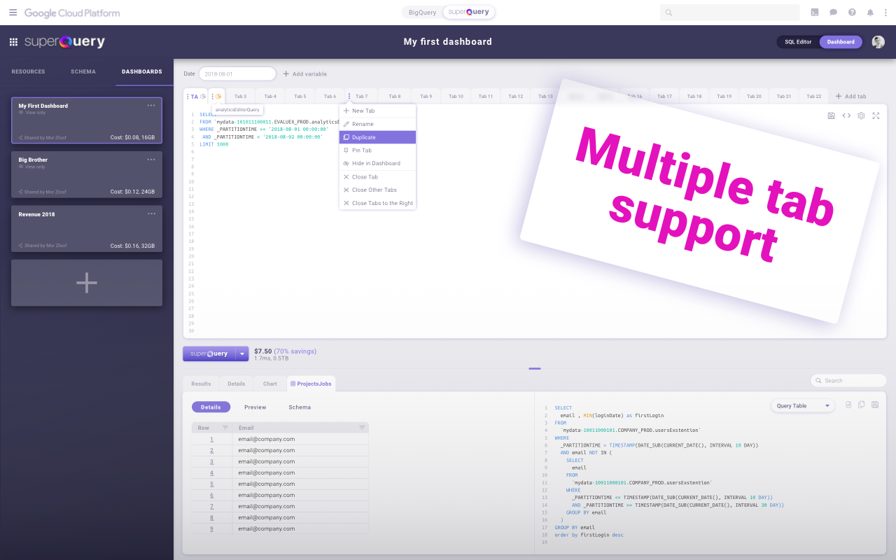 superQuery - BigQuery AI optimization engine截图1