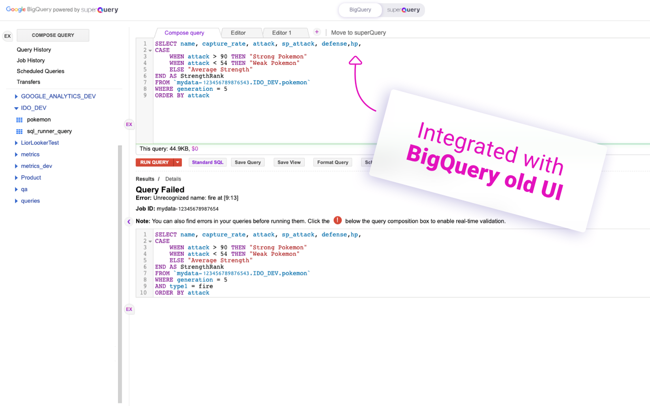 superQuery - BigQuery AI optimization engine截图2