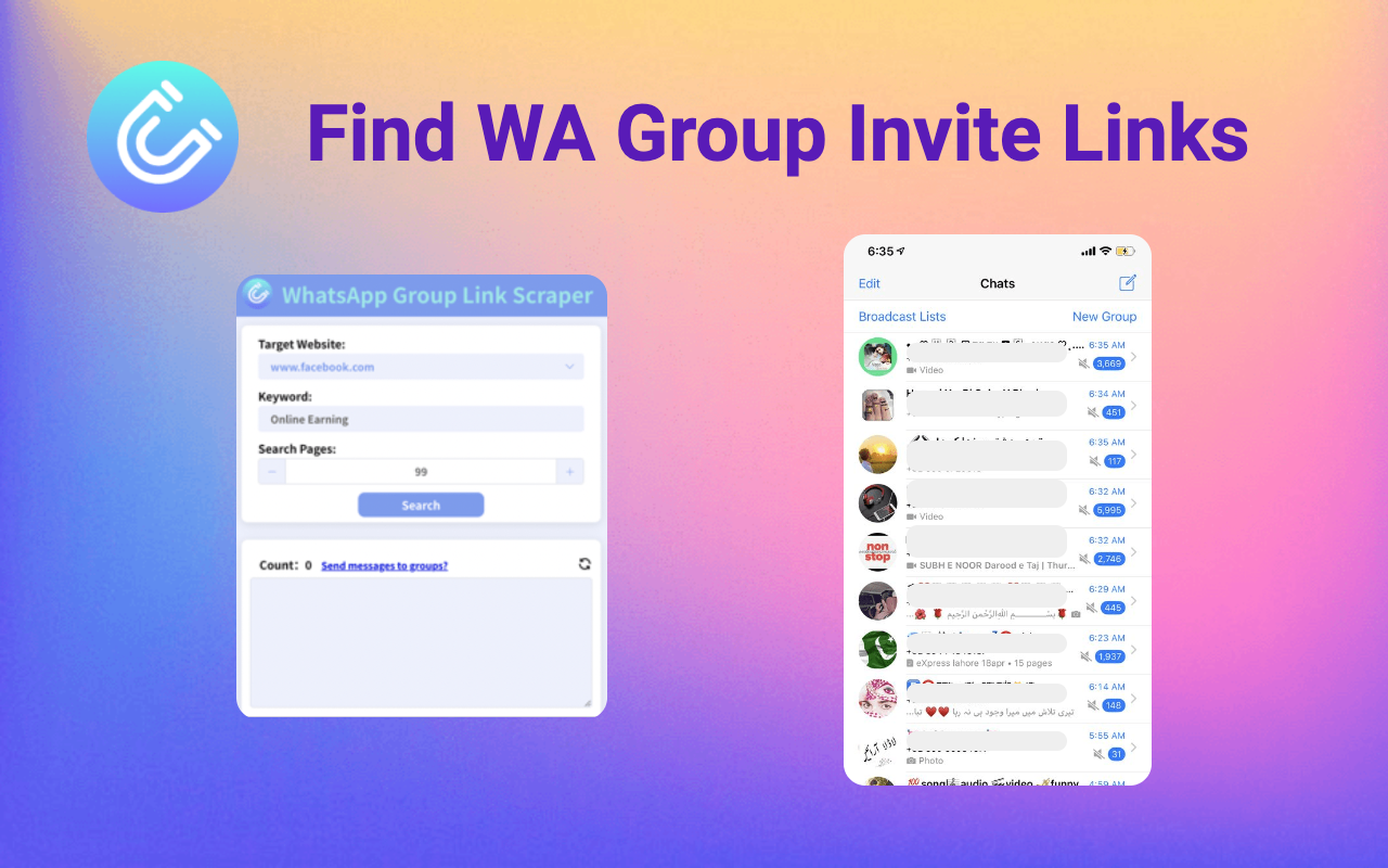 Find WhatsApp Link - Group Invite Link截图2