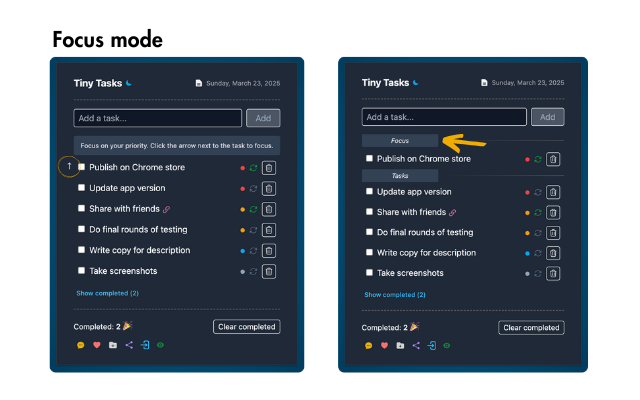 Tiny Tasks: a modern to-do list app截图5