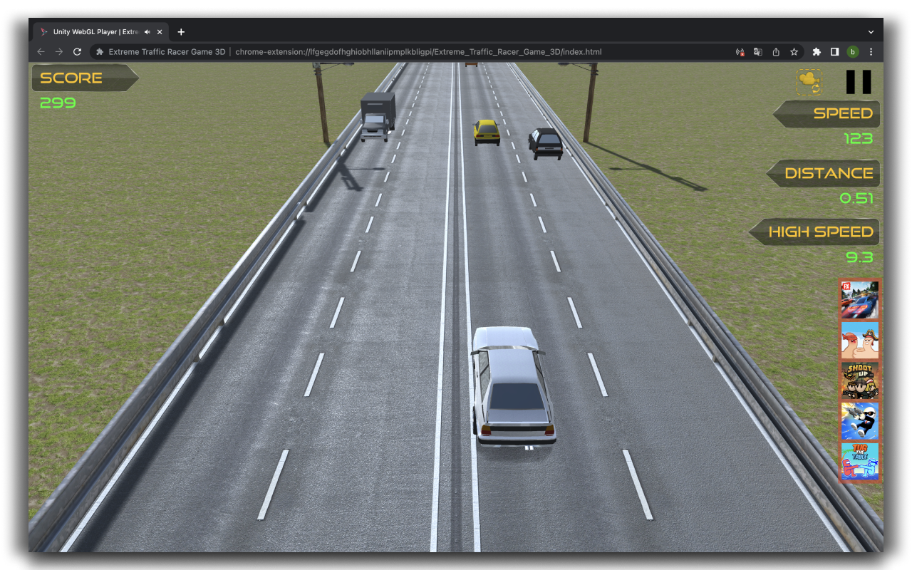 Extreme Traffic Racer Game 3D截图1