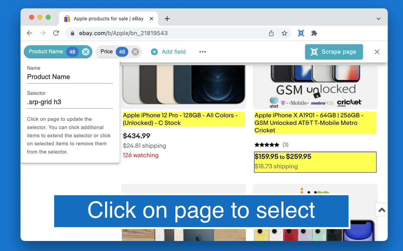 Free Web Scraper: Fast, Simple Web Scraping截图1