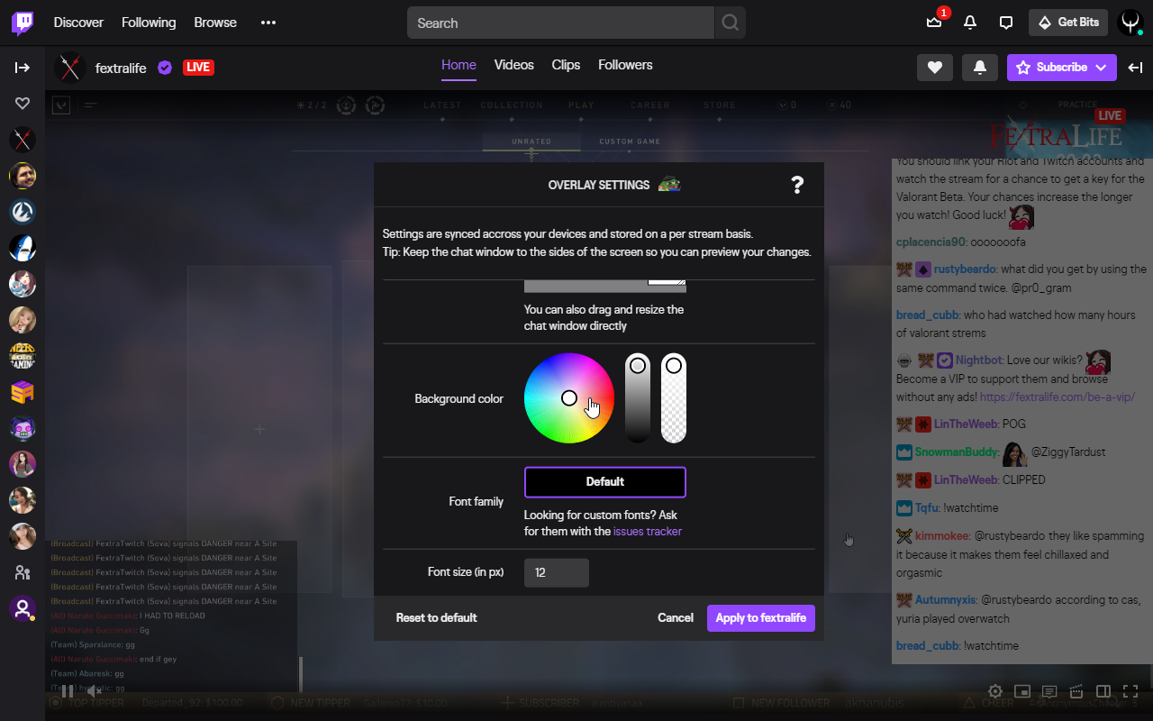 Anu Twitch Chat Overlay截图5