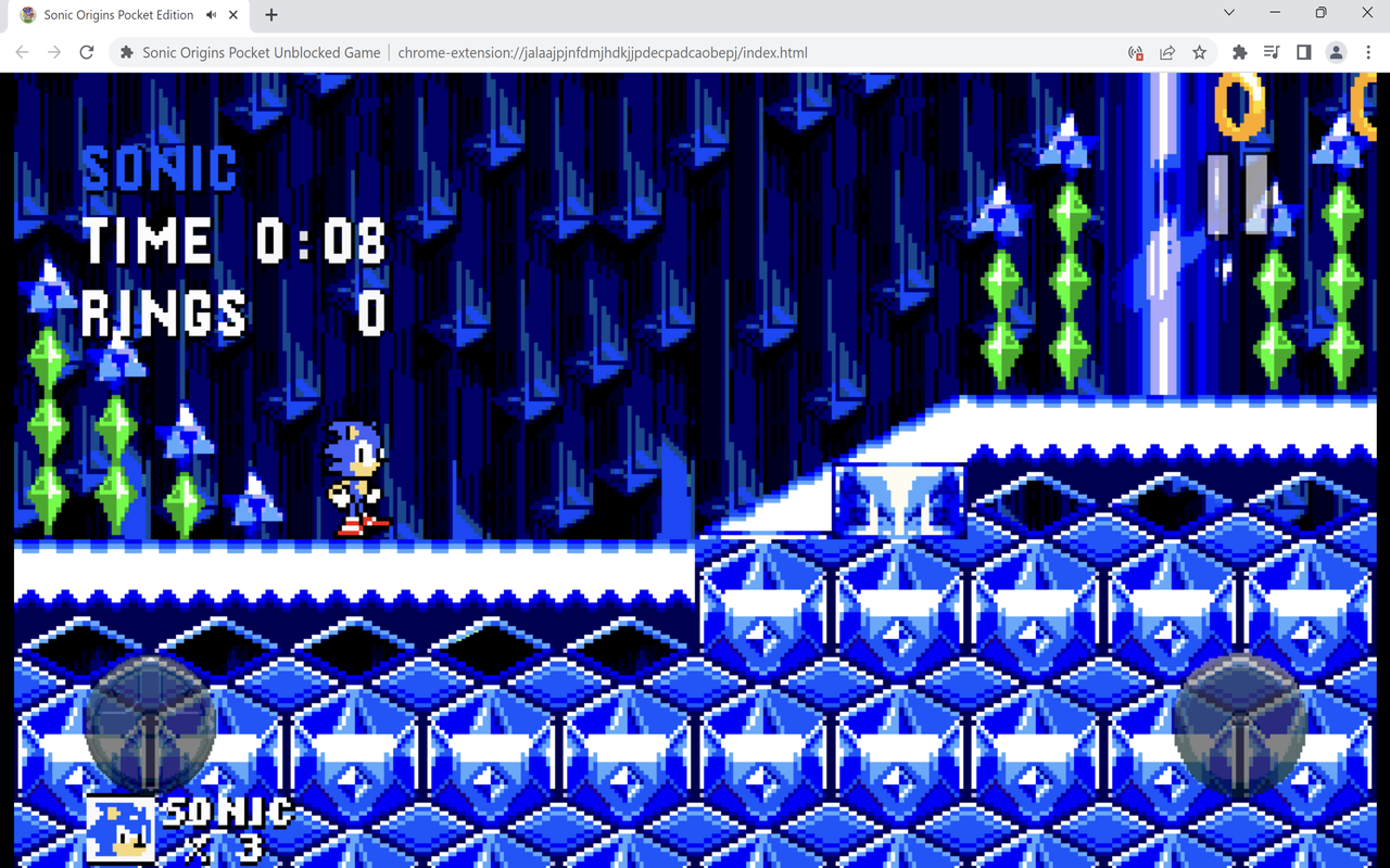 Sonic Origins Pocket Unblocked Game截图1