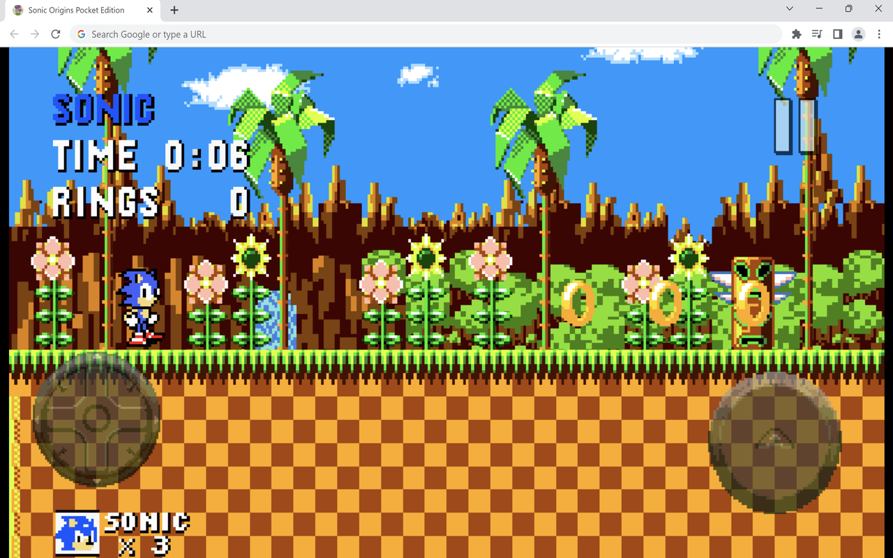 Sonic Origins Pocket Unblocked Game截图3