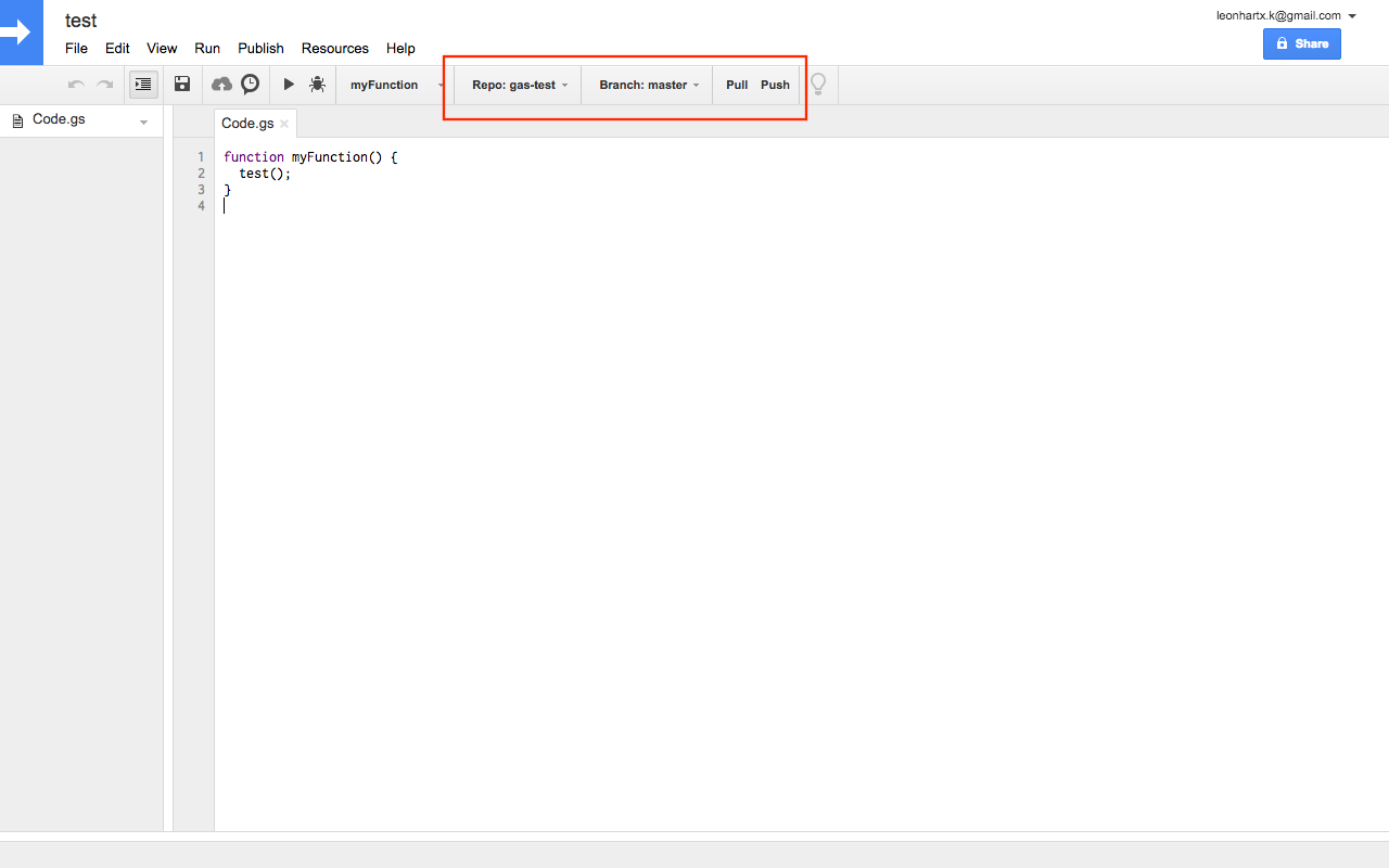 Google Apps Script GitHub 助手截图2