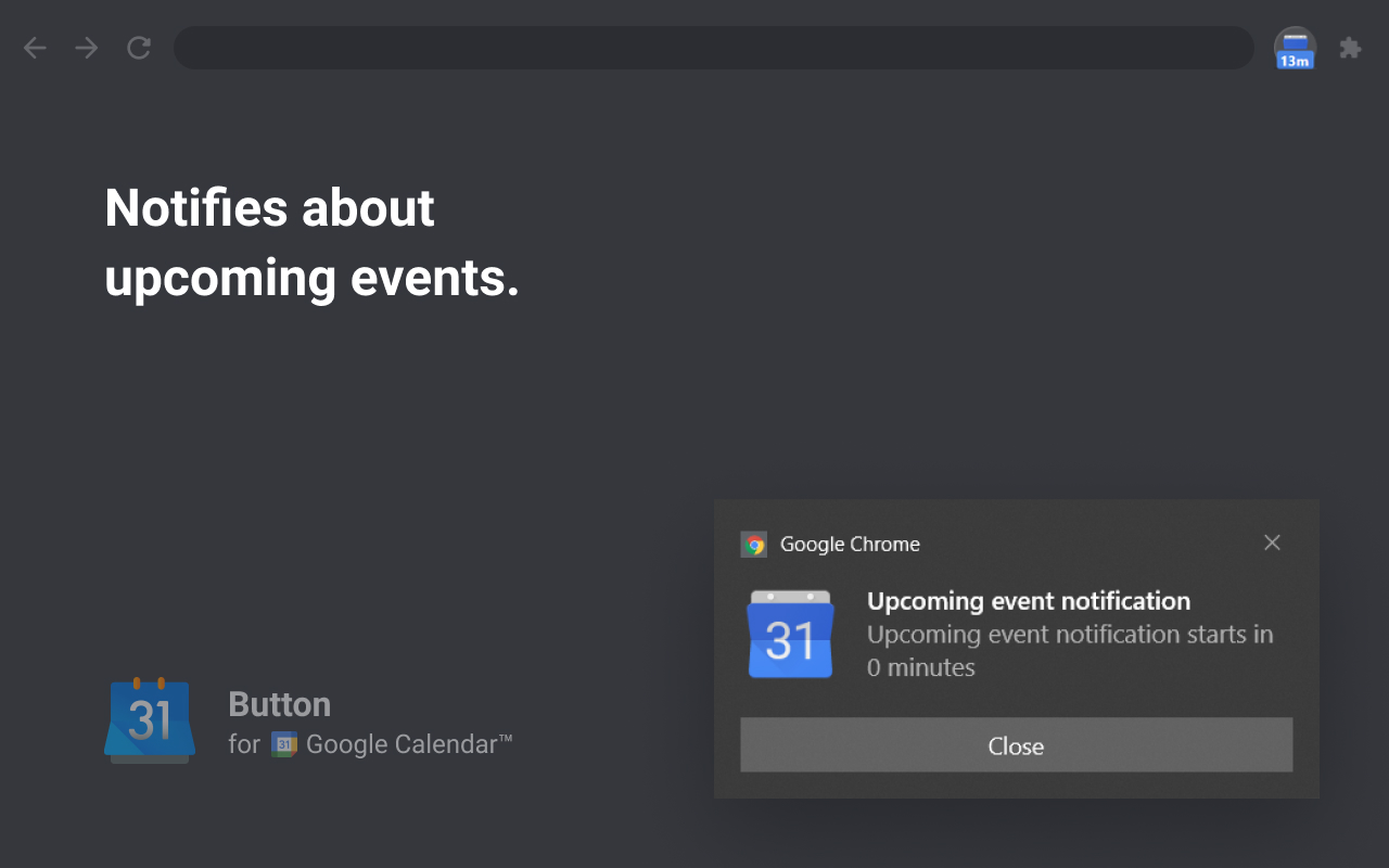Button for Google Calendar截图4