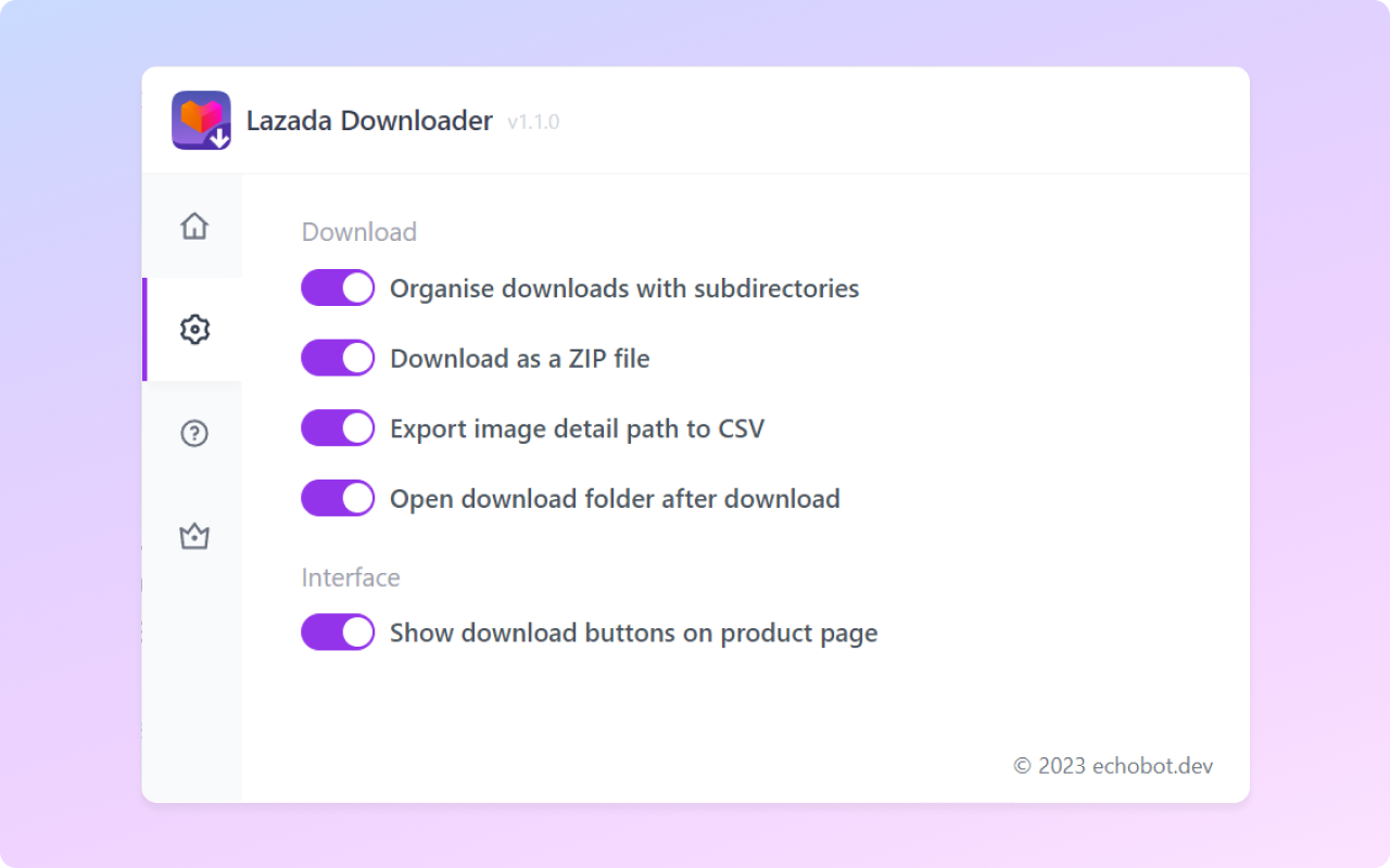 Lazada Downloader - Save Lazada images with one click截图2